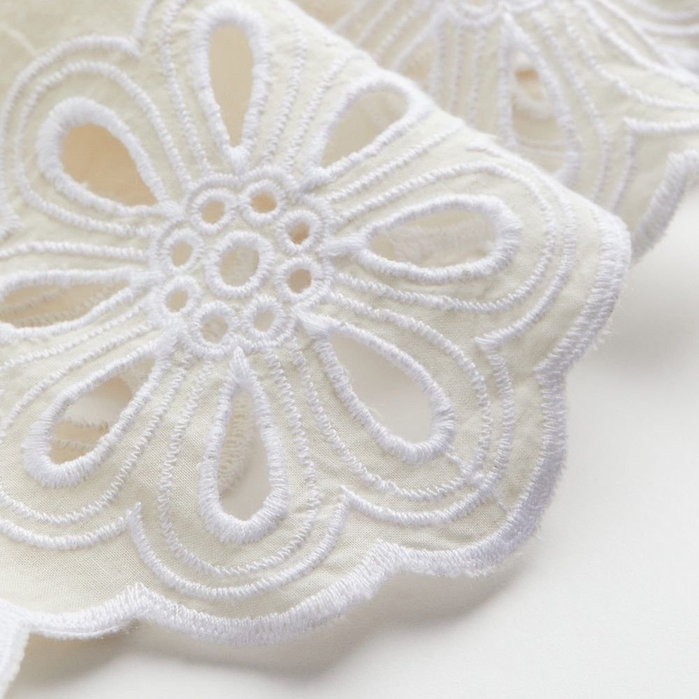 H&M Broderie Anglaise Dress Embroidered New - Picture 4 of 10